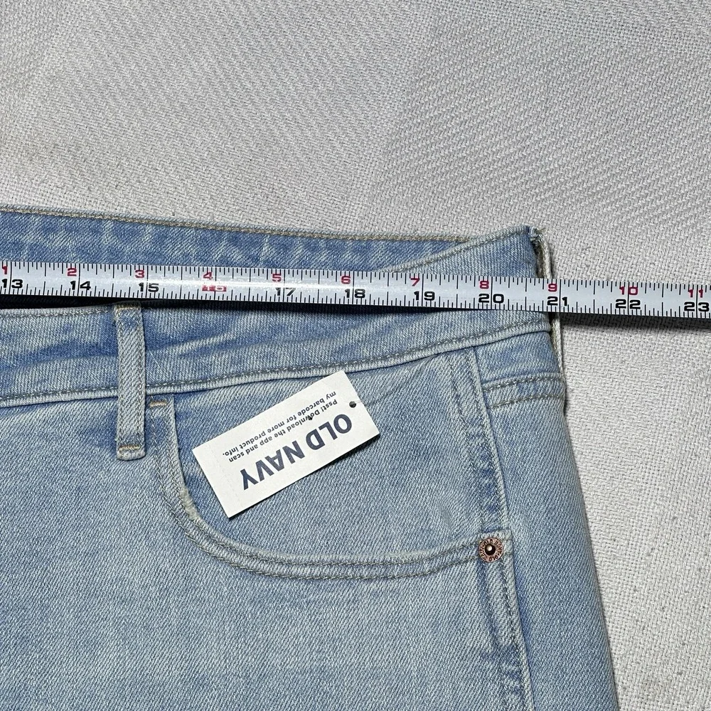 NEW Old Navy High Rise Vintage Cropped Flare Jeans Womens Size 20 Light Wash NWT